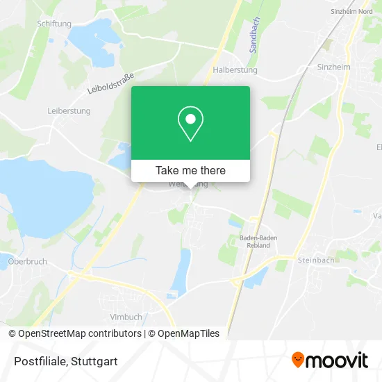 Карта Postfiliale