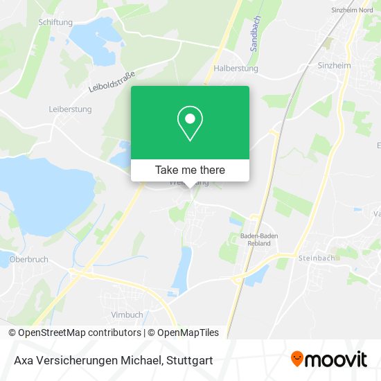 Axa Versicherungen Michael map