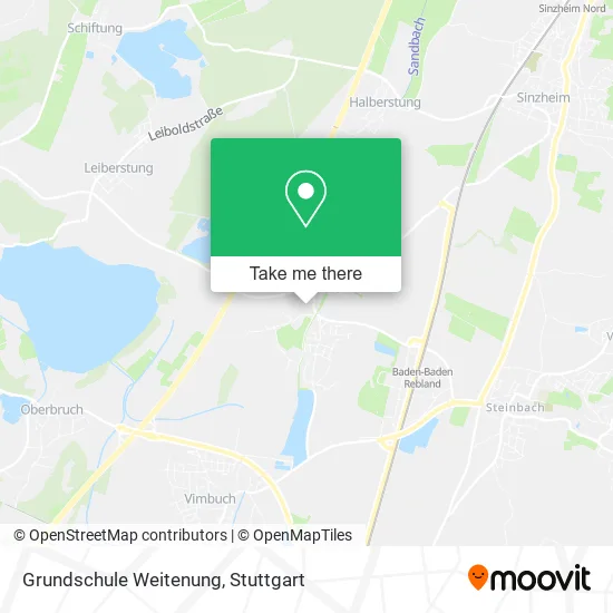 Карта Grundschule Weitenung