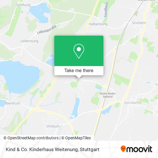 Карта Kind & Co. Kinderhaus Weitenung