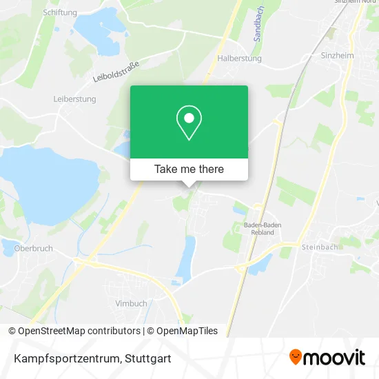 Kampfsportzentrum map