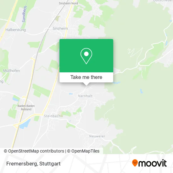 Карта Fremersberg