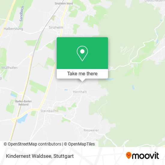 Карта Kindernest Waldsee