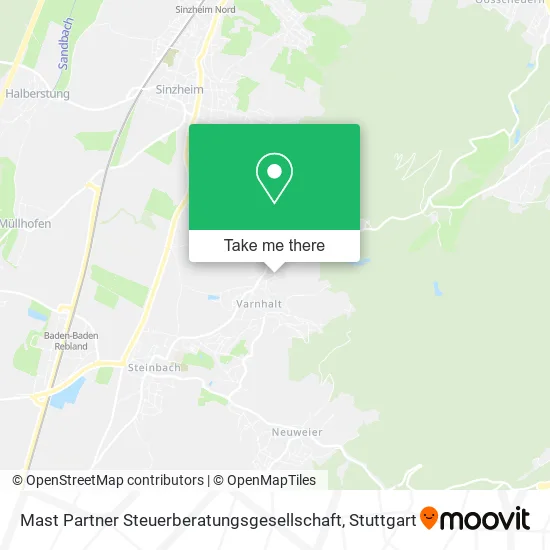 Карта Mast Partner Steuerberatungsgesellschaft