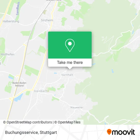 Карта Buchungsservice