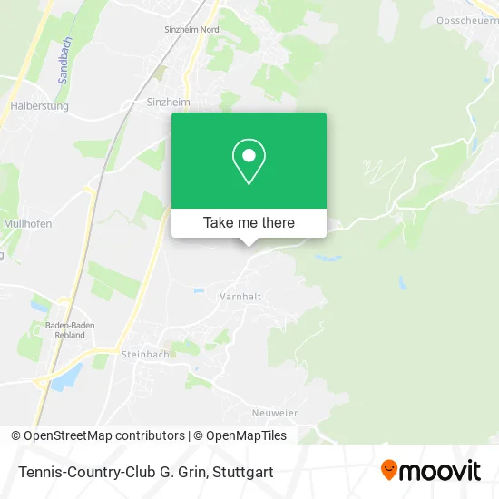 Карта Tennis-Country-Club G. Grin