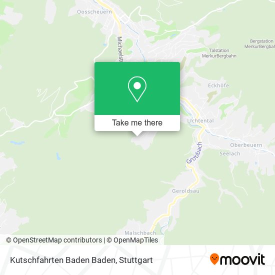 Kutschfahrten Baden Baden map