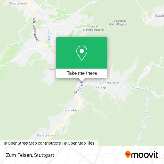 Карта Zum Felsen