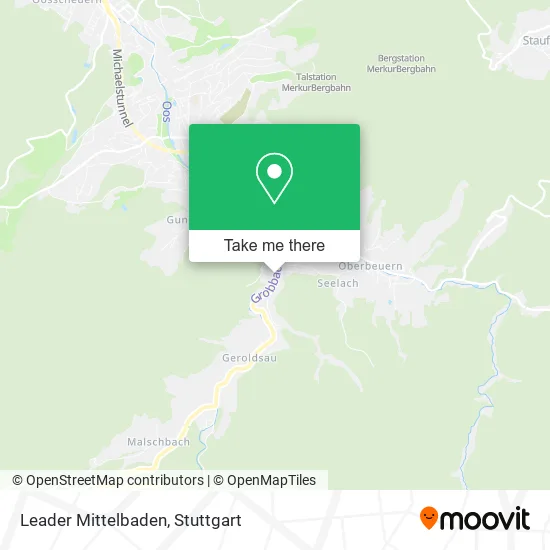 Карта Leader Mittelbaden