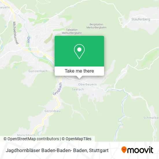 Карта Jagdhornbläser Baden-Baden- Baden