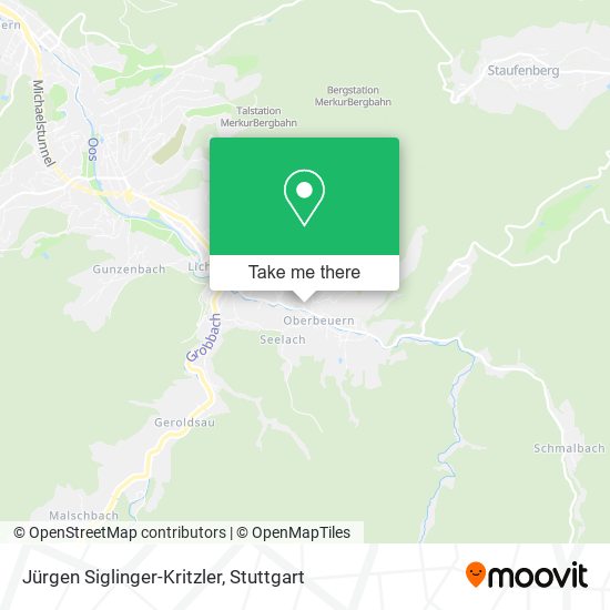 Jürgen Siglinger-Kritzler map
