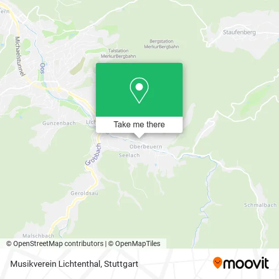 Карта Musikverein Lichtenthal