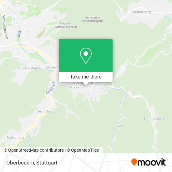 Oberbeuern map