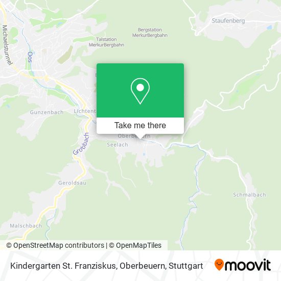 Kindergarten St. Franziskus, Oberbeuern map