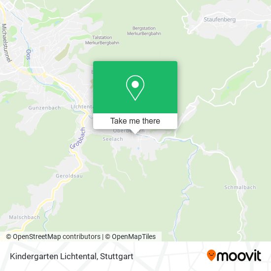 Kindergarten Lichtental map