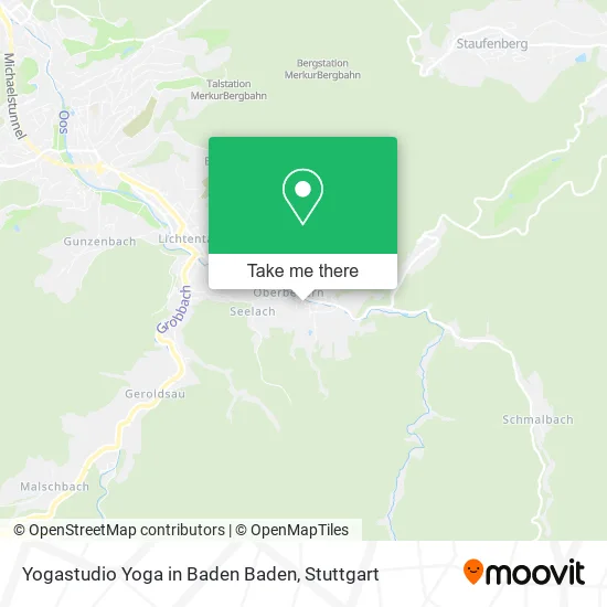 Карта Yogastudio Yoga in Baden Baden