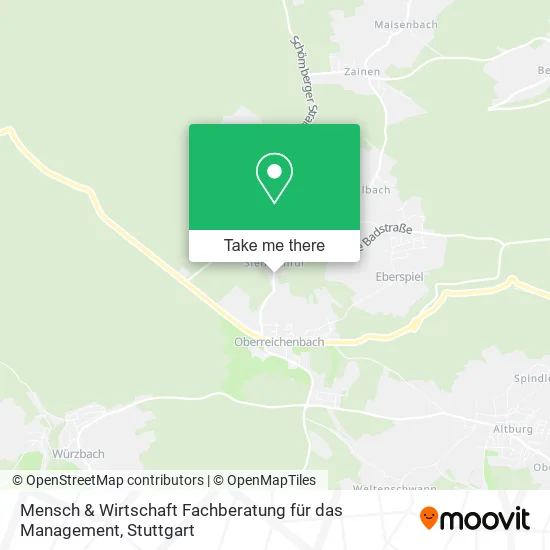 Карта Mensch & Wirtschaft Fachberatung für das Management