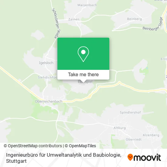 Карта Ingenieurbüro für Umweltanalytik und Baubiologie