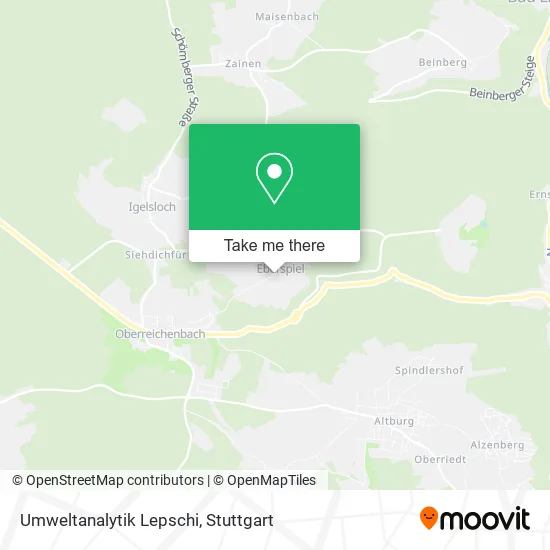 Карта Umweltanalytik Lepschi