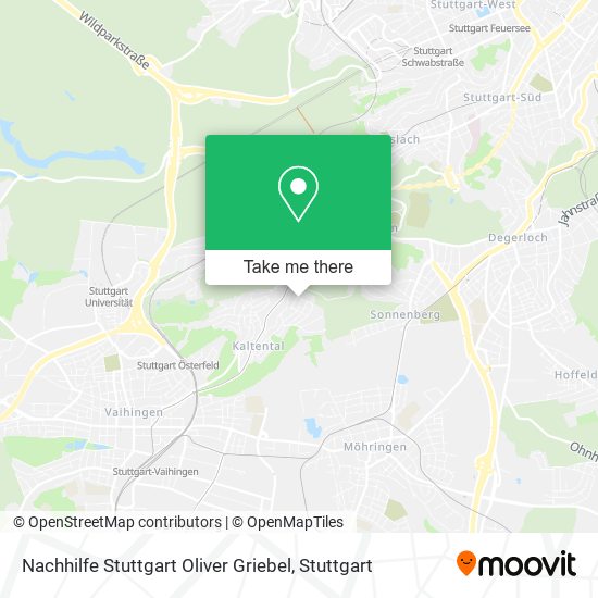 Nachhilfe Stuttgart Oliver Griebel map