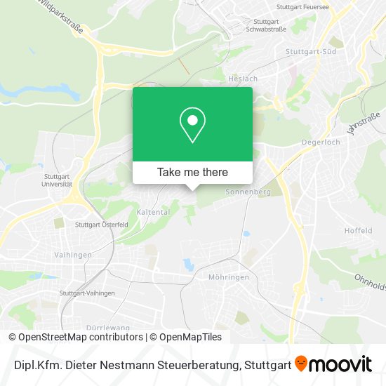 Карта Dipl.Kfm. Dieter Nestmann Steuerberatung