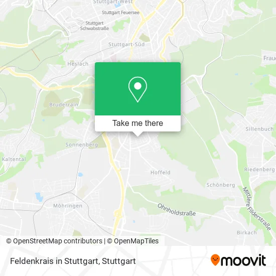 Карта Feldenkrais in Stuttgart