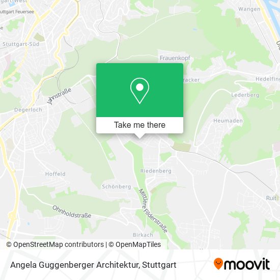 Angela Guggenberger Architektur map