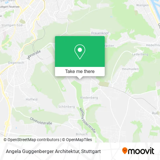 Карта Angela Guggenberger Architektur