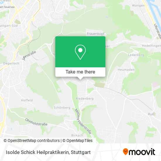 Карта Isolde Schick Heilpraktikerin