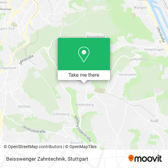 Карта Beisswenger Zahntechnik