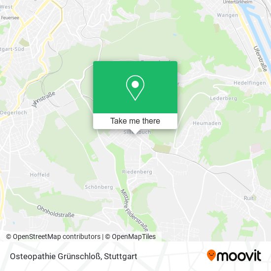 Osteopathie Grünschloß map