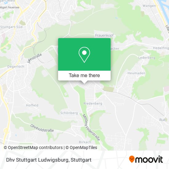 Карта Dhv Stuttgart Ludwigsburg