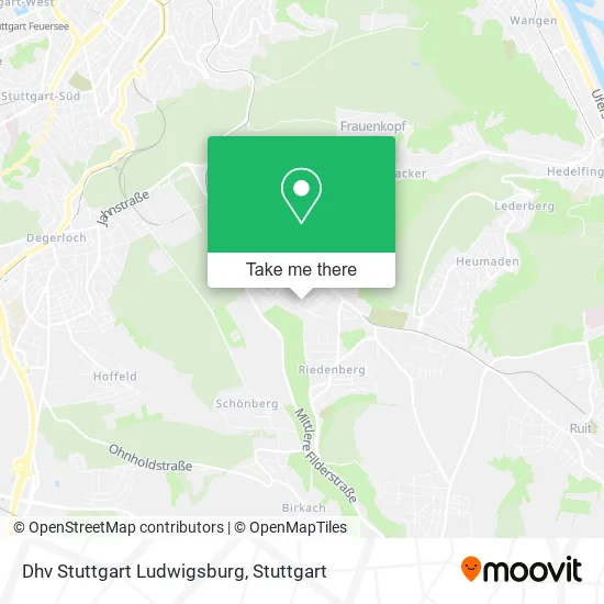 Карта Dhv Stuttgart Ludwigsburg
