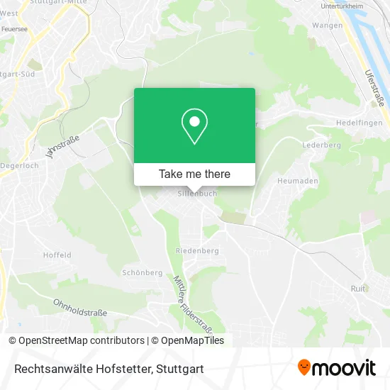 Карта Rechtsanwälte Hofstetter