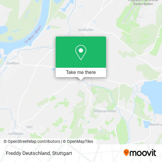 Карта Freddy Deutschland