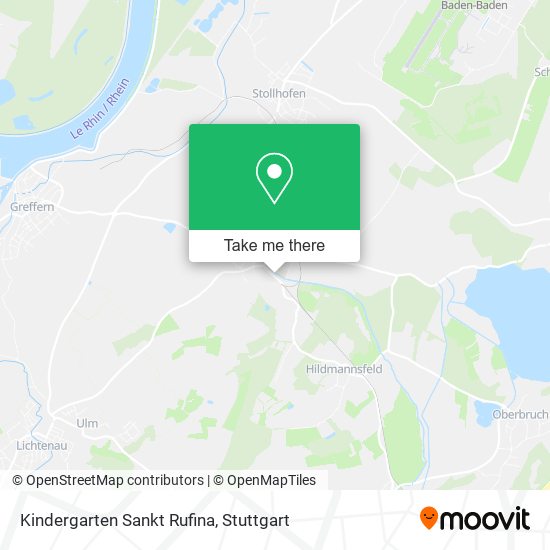 Kindergarten Sankt Rufina map