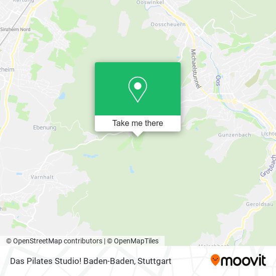 Карта Das Pilates Studio! Baden-Baden