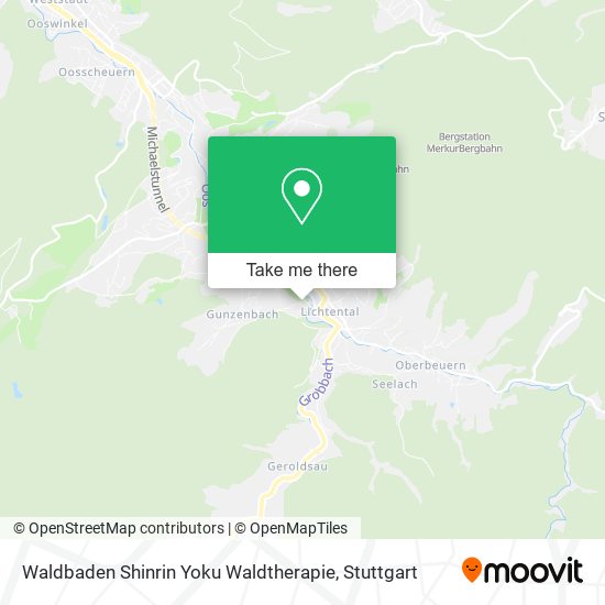 Waldbaden Shinrin Yoku Waldtherapie map