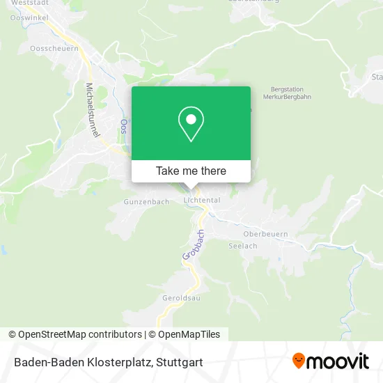 Карта Baden-Baden Klosterplatz