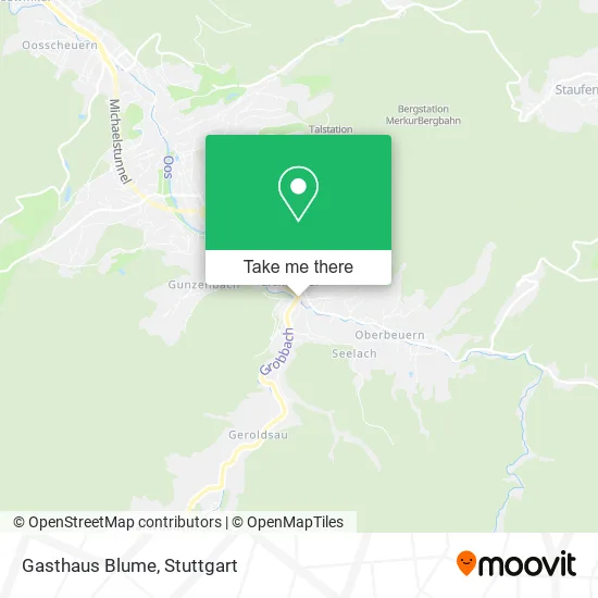 Карта Gasthaus Blume