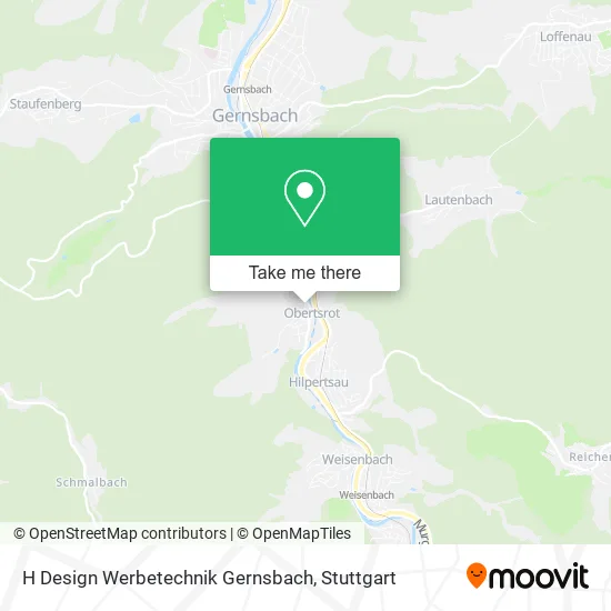 Карта H Design Werbetechnik Gernsbach