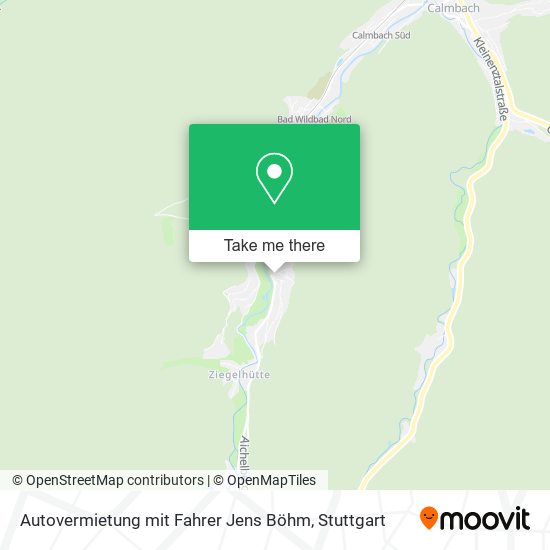 Autovermietung mit Fahrer Jens Böhm map