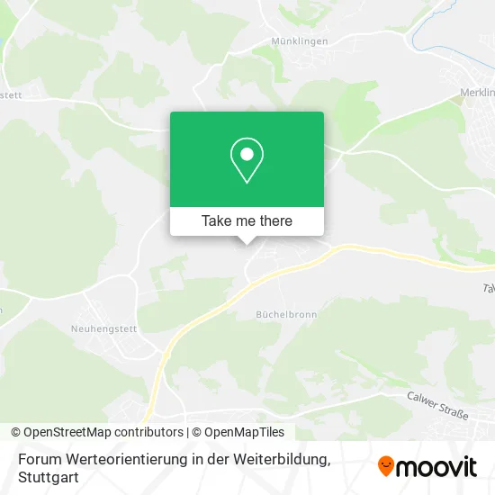 Карта Forum Werteorientierung in der Weiterbildung