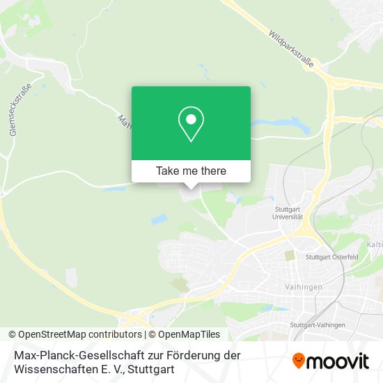 Max-Planck-Gesellschaft zur Förderung der Wissenschaften E. V. map