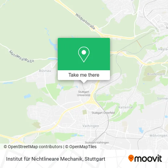 Карта Institut für Nichtlineare Mechanik