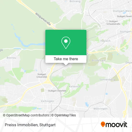 Карта Preiss Immobilien
