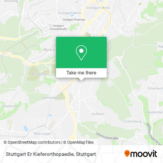 Stuttgart Er Kieferorthopaedie map