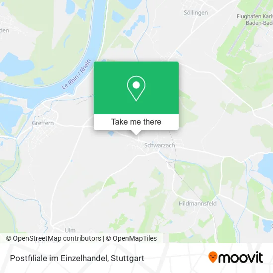 Карта Postfiliale im Einzelhandel