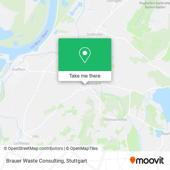 Карта Brauer Waste Consulting