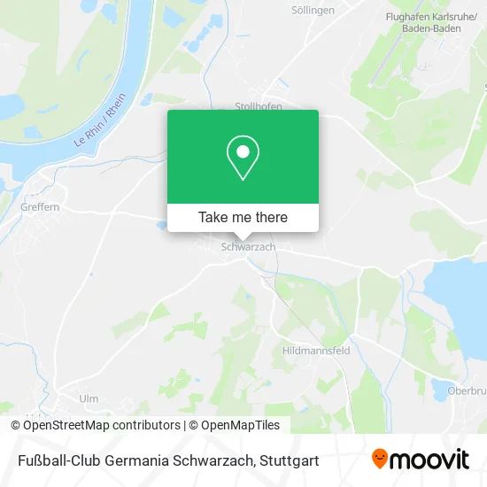 Карта Fußball-Club Germania Schwarzach